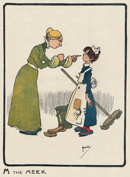 'M the Meek', 1903. Artist: John Hassall.