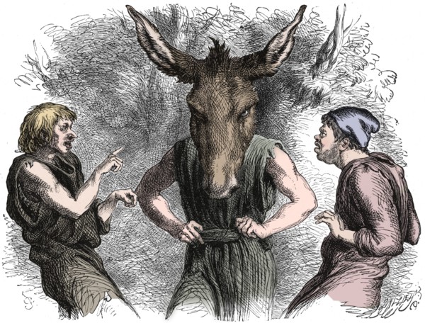 Scene from Shakespeare's A Midsummer Night's Dream. Artist: Unknown.