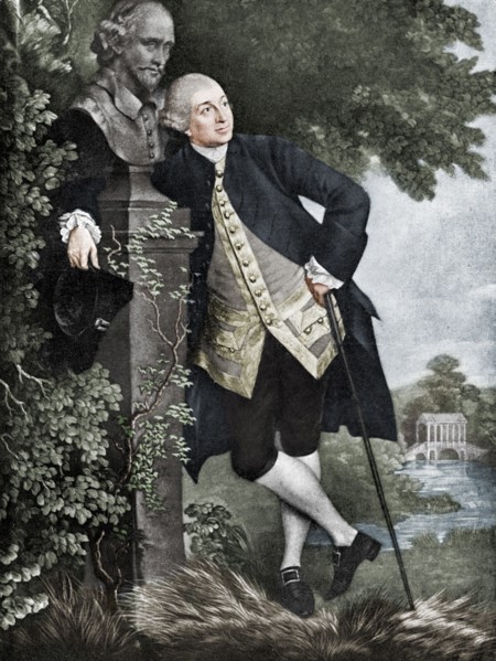 David Garrick (1717-1779), English actor, playwright, theatre manager and producer, 1905. Artist: Unknown.