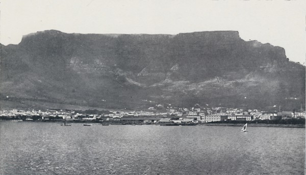 'Table Mountain and Cape Town', 1924. Artist: Unknown.