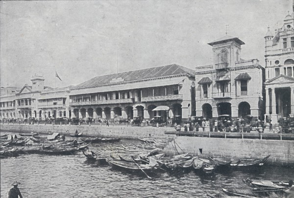 'Quay at Singapore', 1924. Artist: Unknown.