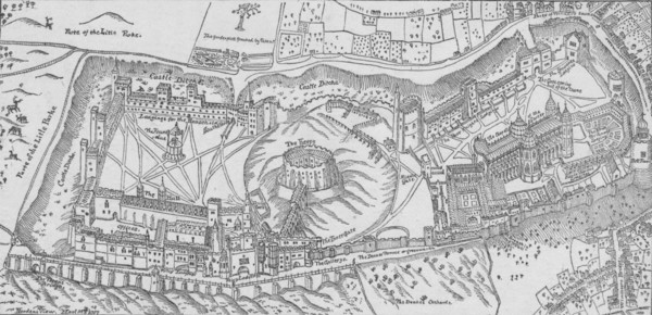 'Norden's View of Windsor Castle, 1607.' 1895. Artist: John Norden.