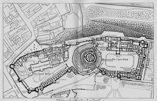 'Plan of the Castle', 1895. Artist: Unknown.