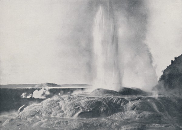'Geyser; New Zealand', 1924. Artist: Valentine & Sons.