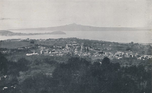 'Auckland Harbour', 1924. Artist: Valentine & Sons.
