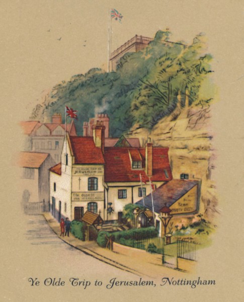 'Ye Olde Trip to Jerusalem, Nottingham', 1939. Artist: Unknown.