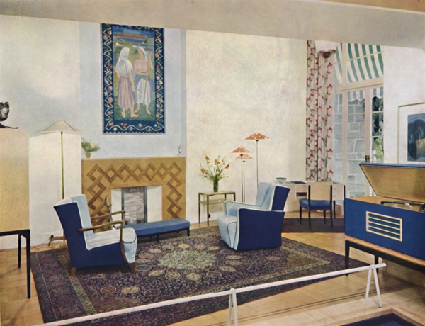 'Exhbition living-room designed by Esmé Gordon, A.R.I.B.A., A.R.I.A.S.', c1945. Artist: Unknown.