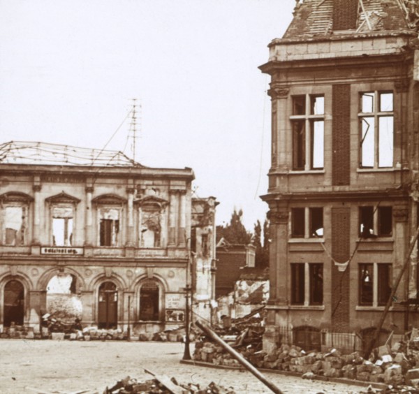 The Town Hall, Chauny, France, c1914-c1918. Artist: Unknown.