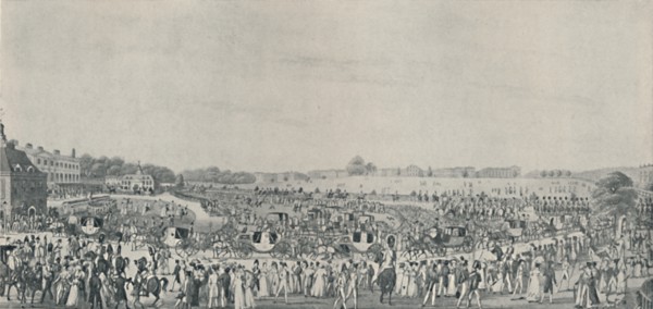 'Drawing-Room Day, Buckingham Palace, 1822', (1920). Artist: Unknown.