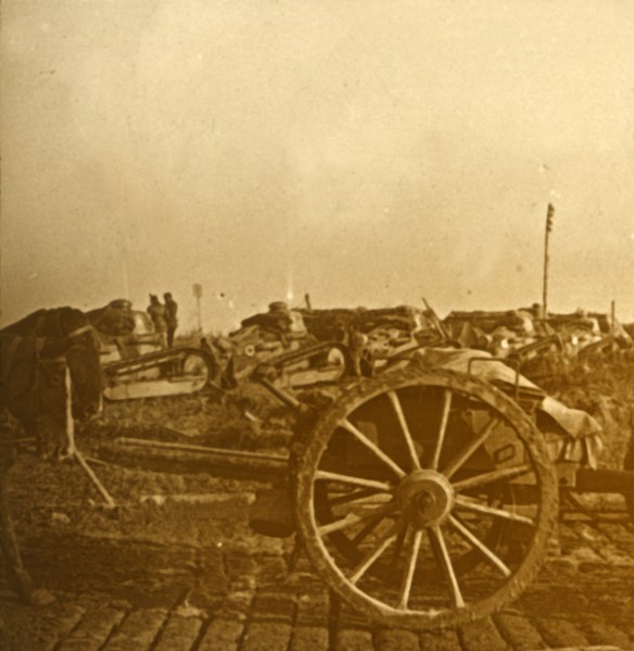 Assembly of tanks, c1914-c1918. Artist: Unknown.