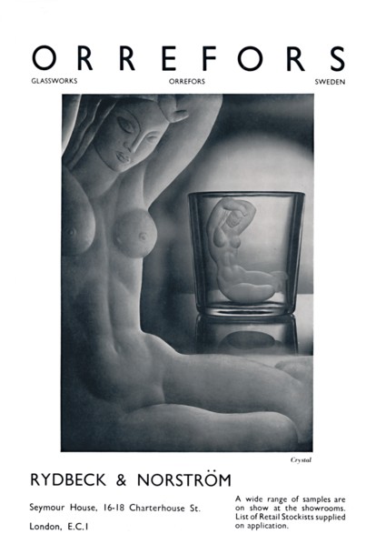 'Orefors - Crystal - Rydbeck & Norström.', 1939. Artist: Unknown.