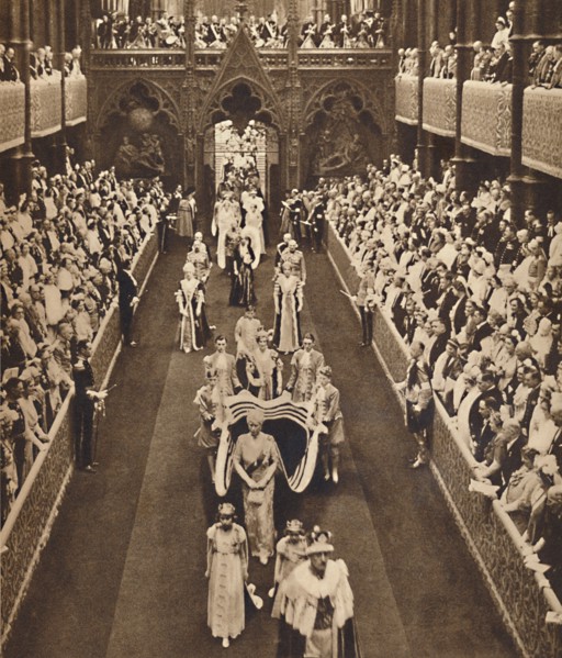 'The Queen Mother's Procession', May 12 1937. Artist: Unknown.