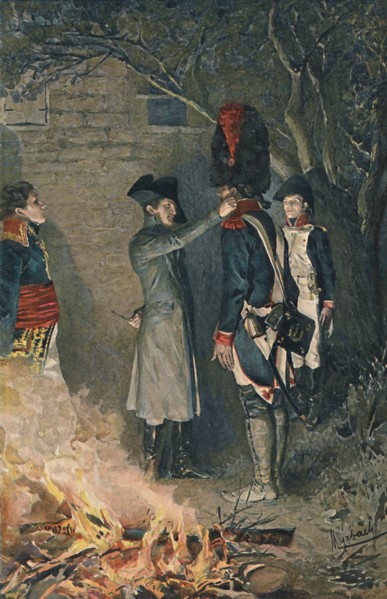 'Bonaparte and Coignet', 1896. Artist: Unknown.