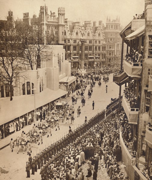 'The Golden Coach Leaves the Abbey', May 12 1937. Creator: Unknown.