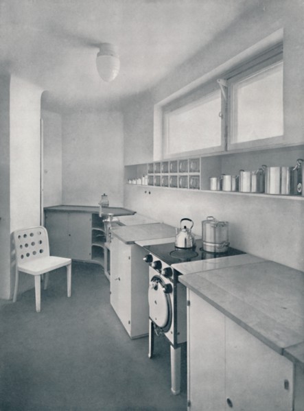 'A kitchen designed by Professor Oswald Haerdtl, of Vienna', 1935. Artist: Unknown.