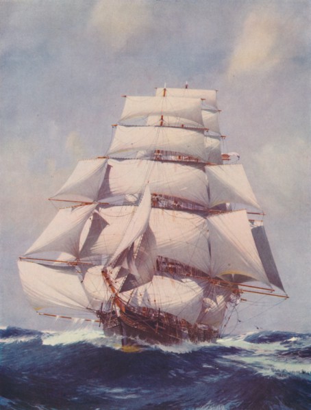 'Gracefully Riding the Seas', 1936. Artist: Unknown.