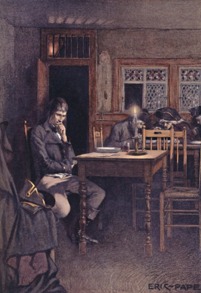 'Bonaparte in 1792 as a Frequenter of a Six-Sous Restaurant in Paris', (1896). Artist: Unknown.