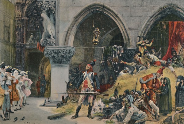 'The French Before The Ducal Palace, Venice', 1797, (1896). Artist: Unknown.