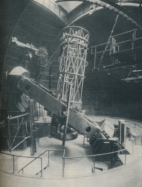 'Hedged Round With Steel and Concrete, the 100-Inch Reflector', c1935. Artist: Unknown.