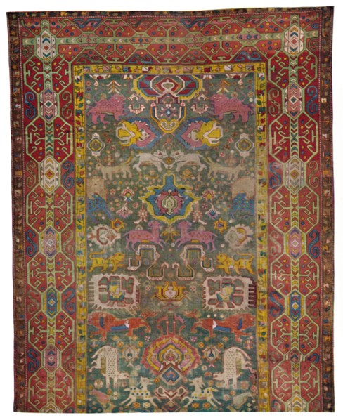 'Armenian Kouba Carpet (portion)', c19th century, (1928). Artist: Unknown.