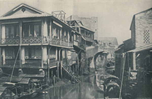 'Fouled Waters  Beneath A Bridge Leading To Unlovely Homes of Poverty and Pain', c1935. Artist: ENA.