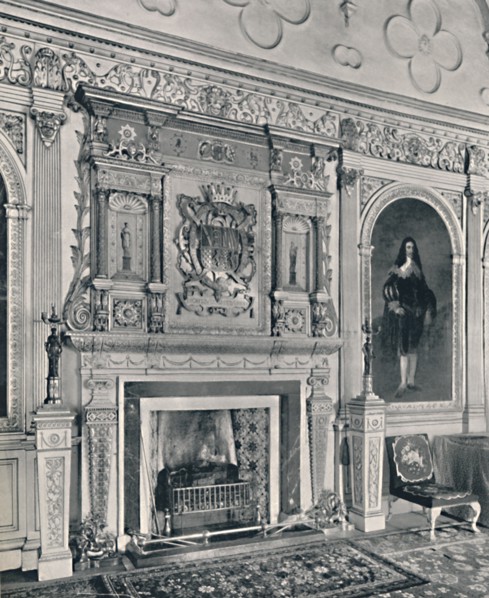 'Chimney-Piece at Audley End', 1927. Artist: Unknown.