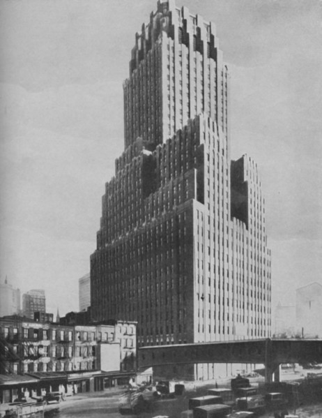 'Marvels of Ancient Babylon Outclassed in Modern New York', c1935. Artist: ENA.