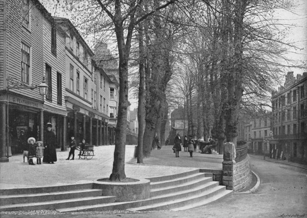 'The Pantiles, Tunbridge Wells', c1896. Artist: Carl Norman.