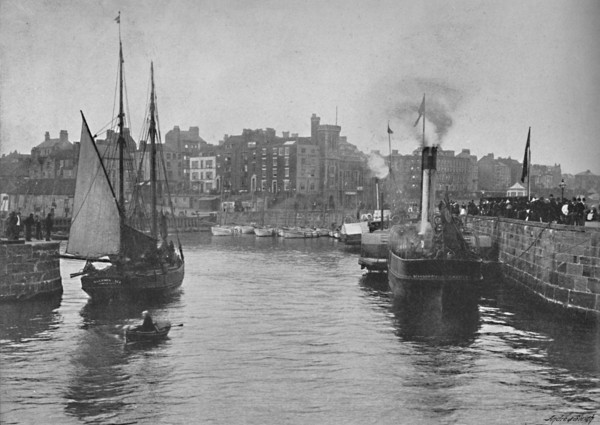 'The Harbour, Bridlington Quay', c1896. Artist: JW Shores.