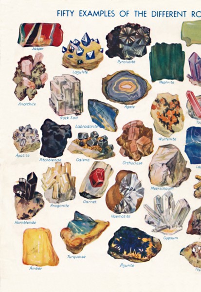 'Examples of the Different Rocks That Make Up The Earth's Crust', 1935. Artist: Unknown.