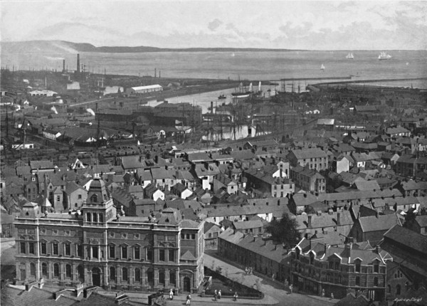 'Swansea', c1896. Artist: Valentine & Sons.
