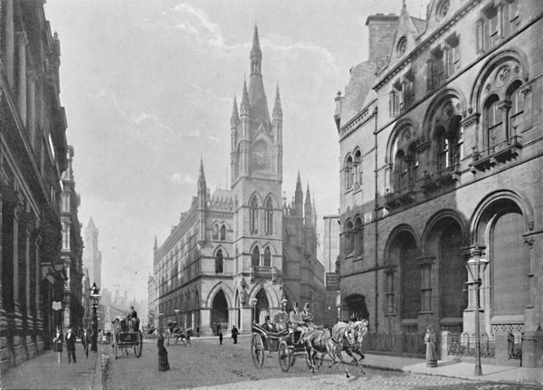 'The Exchange, Bradford', c1896. Artist: Hudson.