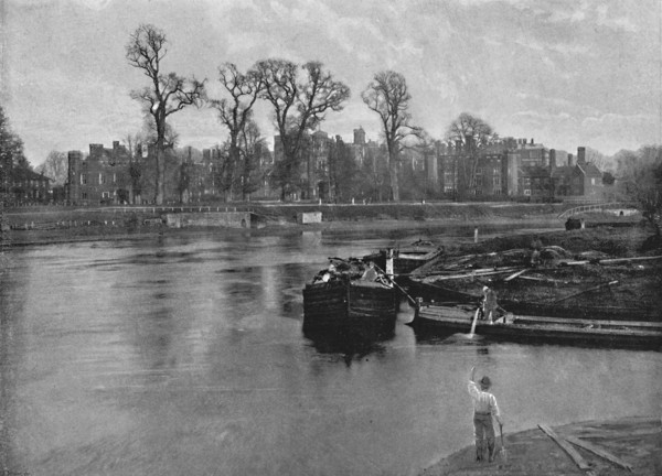 'Hampton Court Palace', c1896. Artist: Poulton & Co.