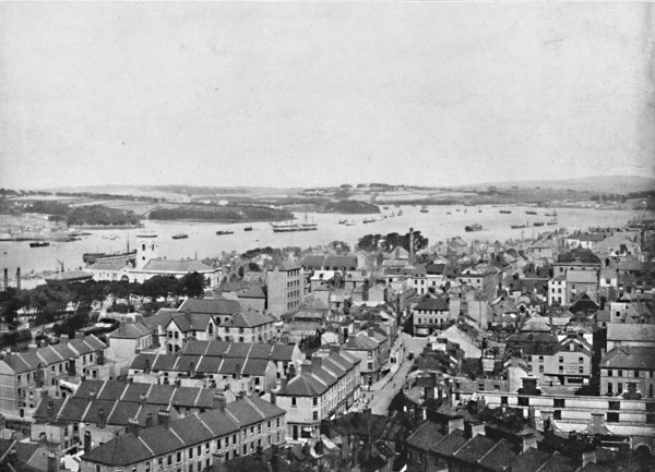 'Devonport and the Hamoaze: From the Column', c1896. Artist: Frith & Co.