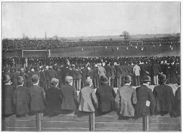 'A Football Match at Manchester', c1896. Artist: R Banks.