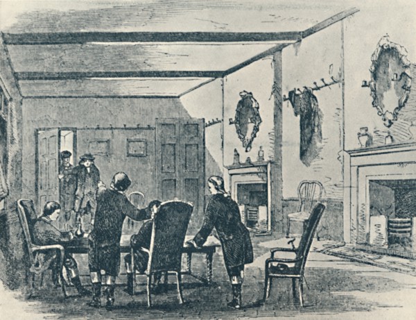 'Parlour of the Three Crowns Inn, Lichfield', 1907. Artist: Unknown.