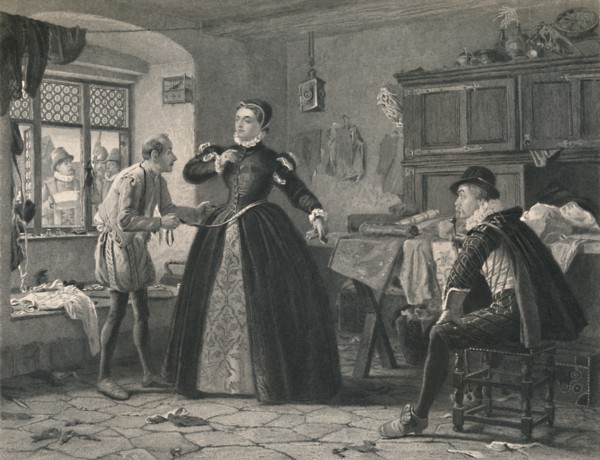 'The Lady's Tailor (King Henry IV - Second Part)', c1870. Artist: Charles W Sharpe.