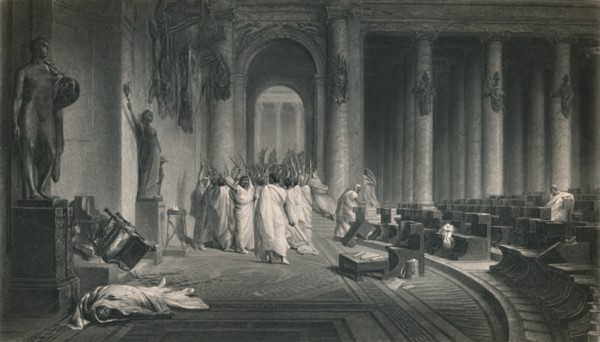 'The Death of Caesar. (Julius Caesar)', c1870. Artist: JC Armytage.