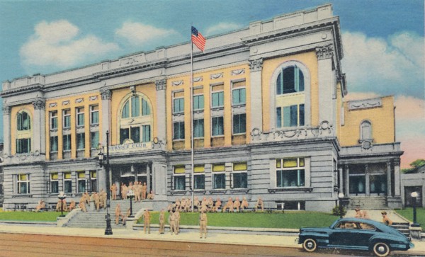 'Service Club', 1942. Artist: Caufield & Shook.