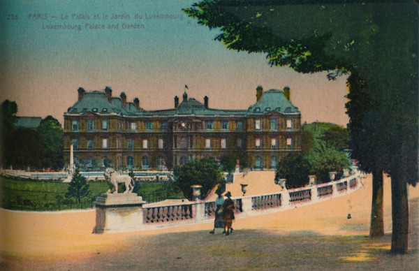 The Luxembourg Palace and the Jardin du Luxembourg, Paris, c1920. Artist: Unknown.