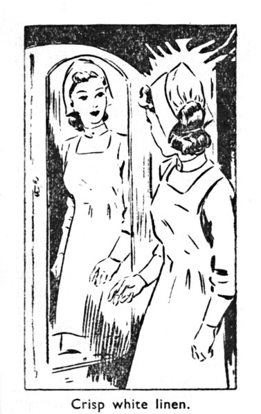'Crisp white linen', 1940. Artist: Unknown.