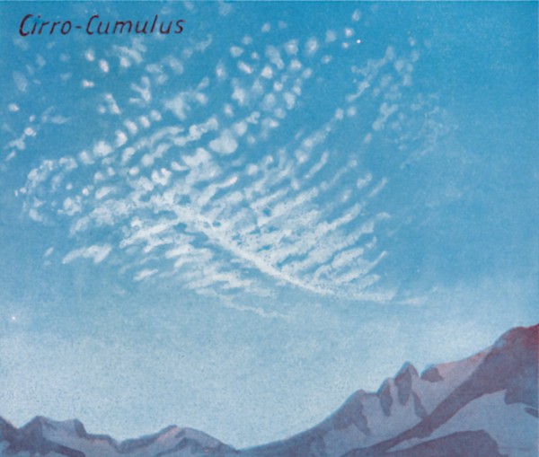 'Cirro-Cumulus - A Dozen of the Principal Cloud Forms In The Sky', 1935. Artist: Unknown.