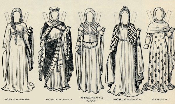 'The Gallery of Historic Costume: The Dresses Worn in the Days of Richard I', c1934. Artist: Unknown.