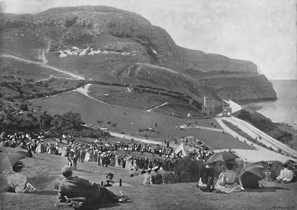 'The Happy Valley and Great Orme's Head, Llandudno', c1896. Artist: I Slater.