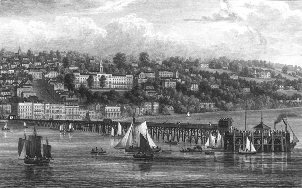 Ryde, Isle of Wight, 1855. Artist: George Brannon.
