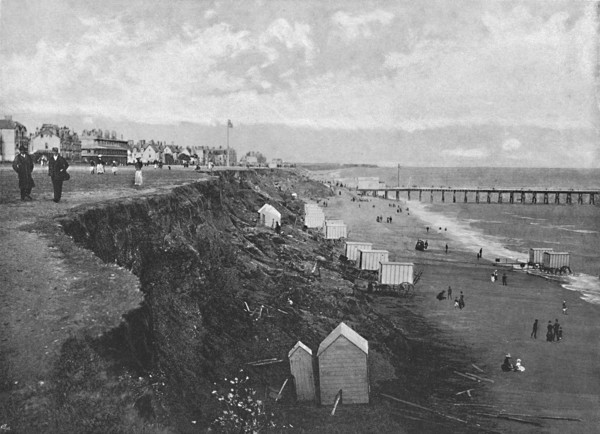 'Clacton: The Beach', c1896. Artist: Poulton & Co.