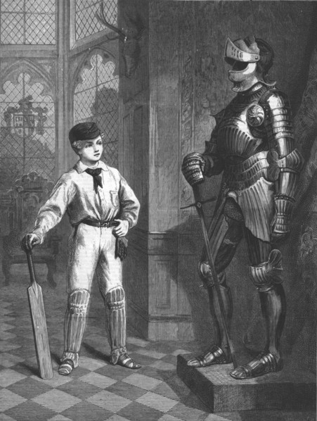 'What a jolly Wicket Keeper he would make', 1875. Artist: Unknown.