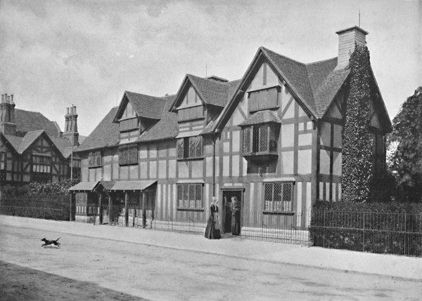 'Shakespeare's House, Stratford-On-Avon', c1896. Artist: Harvey Barton.