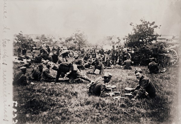 Bivouac of American troops, c1914-c1918. Artist: Unknown.