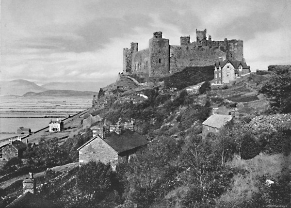 'Harlech Castle', c1896. Artist: Catherall & Pritchard.